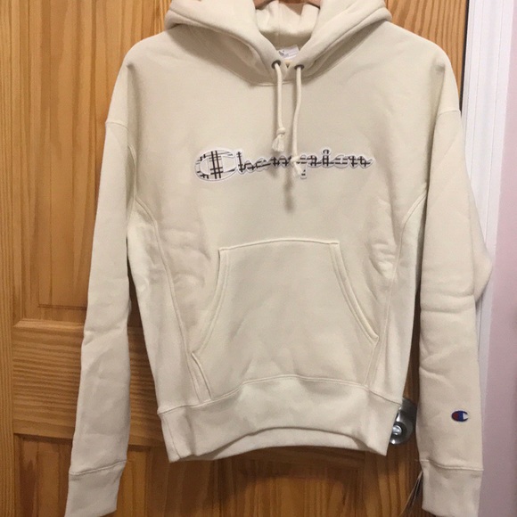 champion plaid sweatshirt